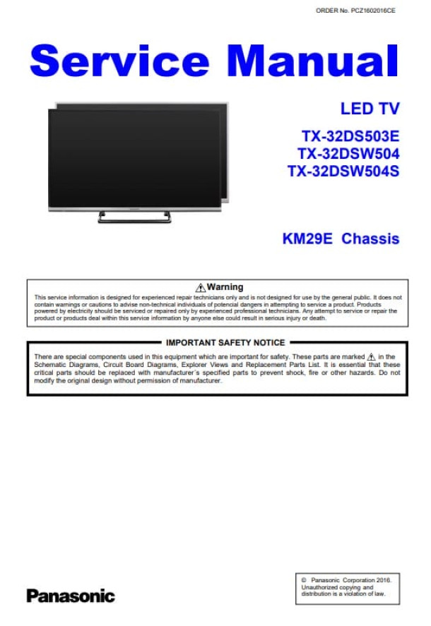 KM29E_TX-32DS503E, TX-32DSW504, TX-32DSW504S